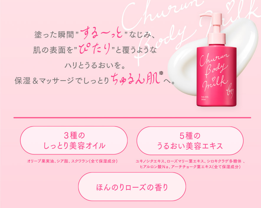 ちゅるんボディミルク