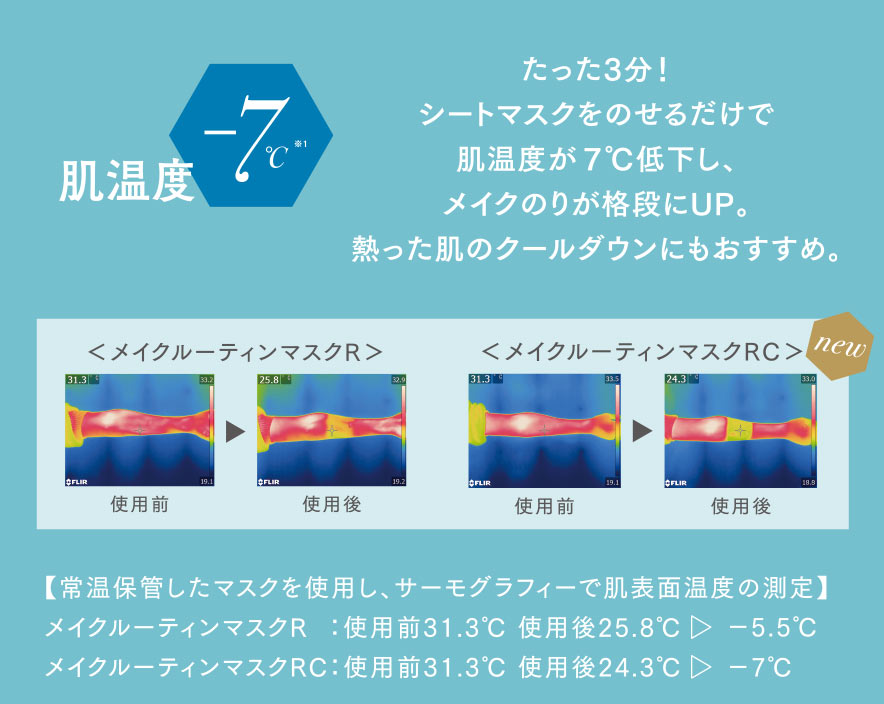 メイクルーティンマスクRC